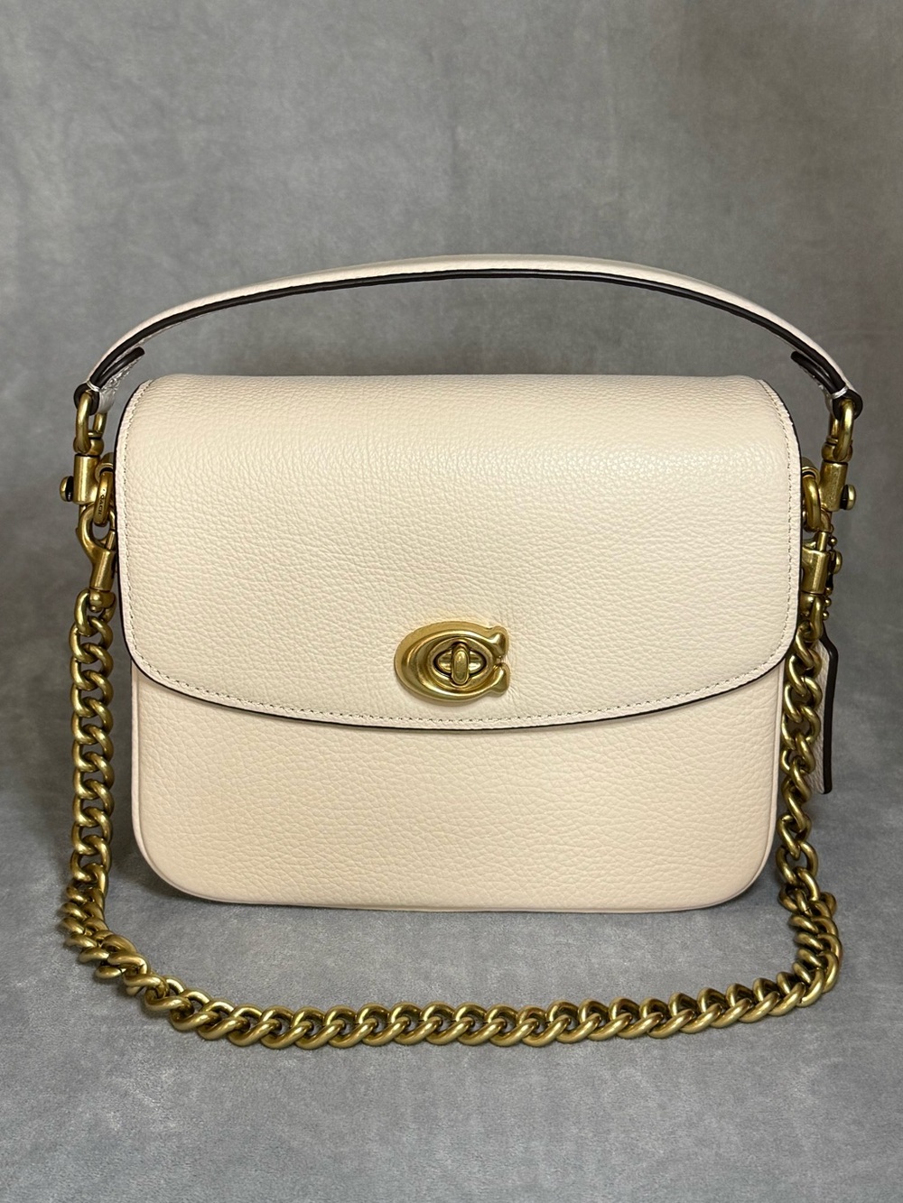 Coach Cassie Brass/Chalk Crossbody 19